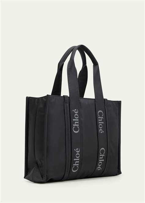 chloe woody nylon|chloe tote bag.